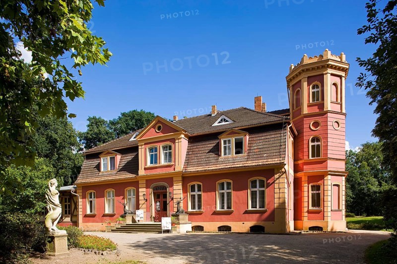 Kromlau Castle. The Azalea and Rhododendron Park Kromlau is an approx. 200-hectare landscape park in the Kromlau district of the municipality of Gablenz in the district of Görlitz