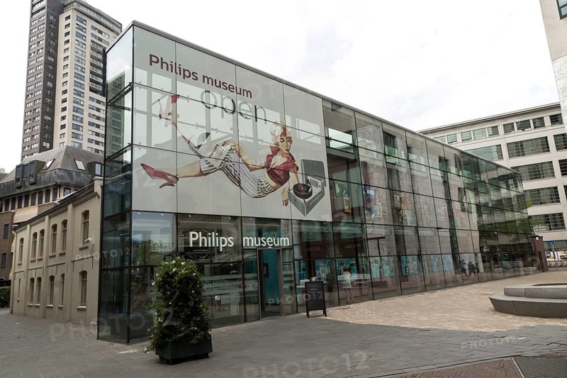 Philips museum building, Eindhoven city centre, North Brabant province, Netherlands