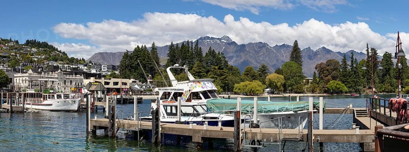 Harbour, Lake Wakatipu, Queenstown, Otago, New Zealand, Oceania