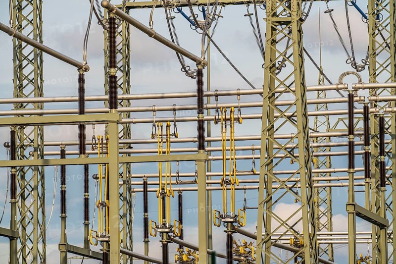 New construction of the transformer station on Cranger Straße in Herten, Emscherbruch station, North Rhine-Westphalia, Germany, Europe