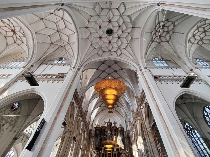 Eusebiuskerk or Grote Kerk, main church of Arnhem, interior view, Province of Gelderland, Netherlands
