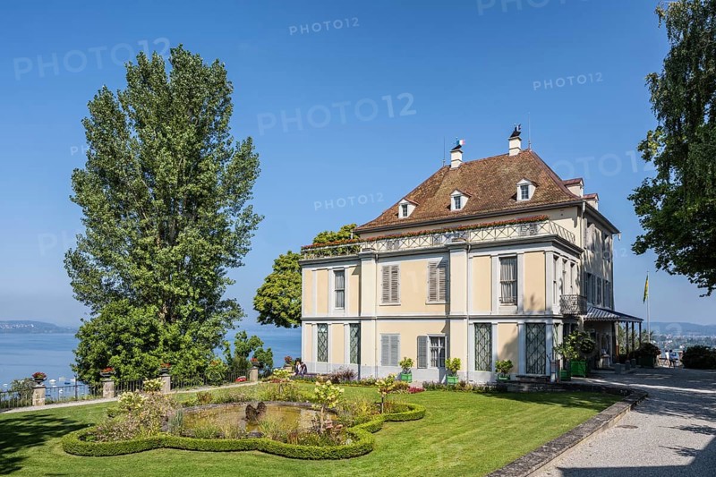 Arenenberg Castle, also Napoleon Museum with park, Lake Constance, municipality of Salenstein, canton of Thurgau, Switzerland, Europe