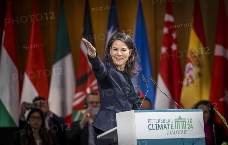 15th Petersberg Climate Dialogue at the Federal Foreign Office. Opening with Annalena Bärbock (Alliance 90/The Greens), Federal Foreign Minister. 'Photographed on behalf of the Federal Foreign Office'
