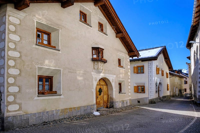 Scuol, Engadine, Grisons, Switzerland, Europe