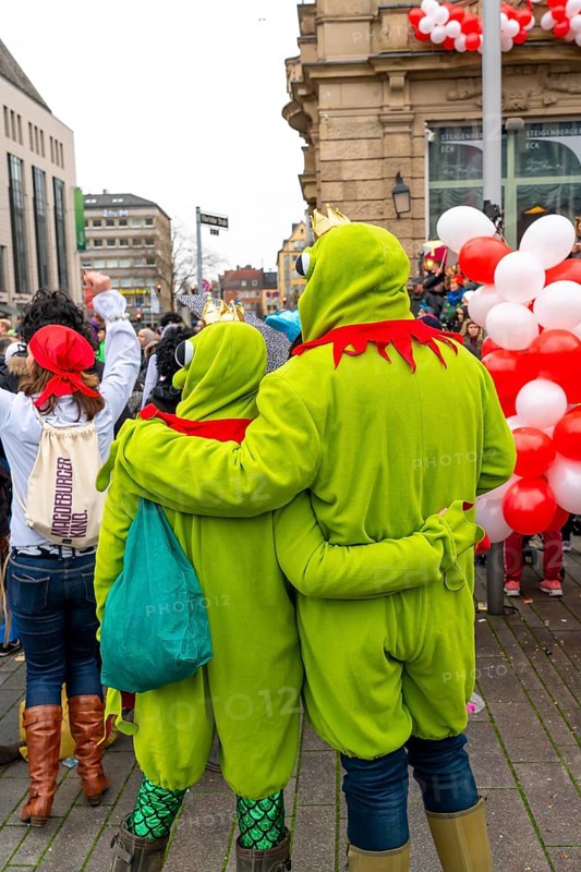 Rose Monday parade in Düsseldorf, street carnival