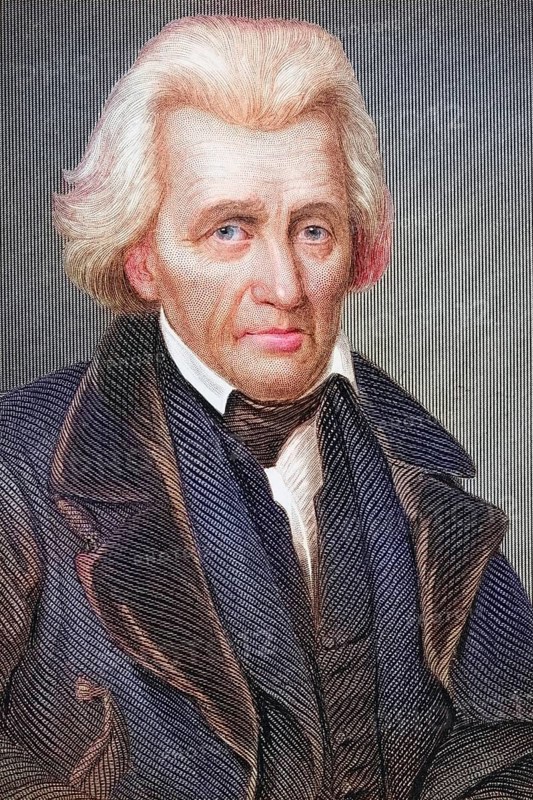 Andrew Jackson, 1767, 1845, 7th President of the United States of America, Illustration from Gallery of Historical Portraits, published around 1880, Historical, digitally restored reproduction from a 19th century original, Record date not stated