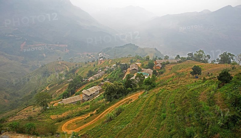 Bac Sum, village of the Hmong minority, Ha Giang province, Vietnam, Asia