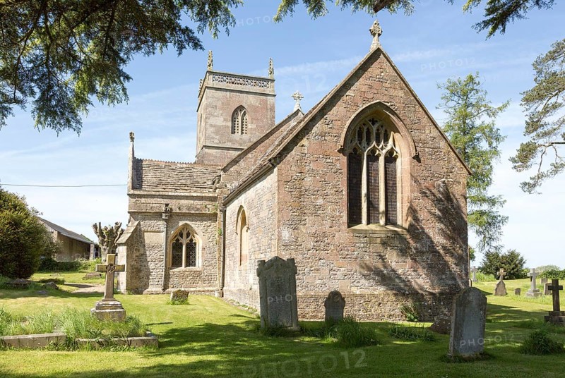 Village parish church of Saint James, Milton Clevedon, Somerset, England, UK