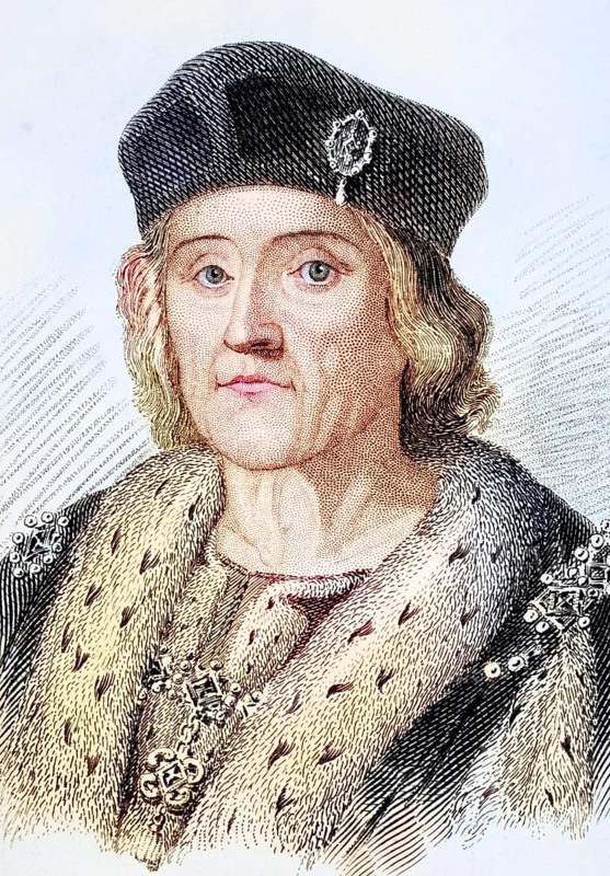 Henry VII, 1485, 1509, King of England, Illustration from Old England's Worthies, published around 1880, Historical, digitally restored reproduction from a 19th century original, Record date not stated