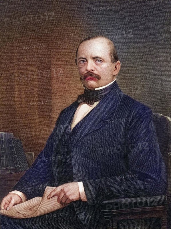 Otto Eduard Leopold, Prince von Bismarck, Duke of Lauenburg, Count von Bismarck-Schönhausen 1815 to 1898 Prussian politician and statesman Engraving after Alonzo Chappel, Prince von Bismarck, Duke of Lauenburg, Count von Bismarck-Schênhausen 1815 to 1898 Prussian politician and statesman Engraving after Alonzo Chappel, Historic, digitally restored reproduction from a 19th century original, Record date not stated