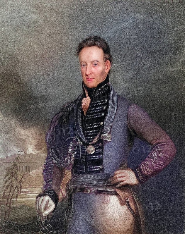 Sir Charles Shipley 1755 to 1815 Governor of Grenada 1813 to 1815, Historical, digitally restored reproduction from a 19th century original, Record date not stated