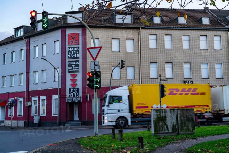 Red light district, Vulkanstraße, brothels, brothels, brothels, bars, prostitution, closed during the second corona lockdown, Duisburg, North Rhine-Westphalia, Germany, Europe