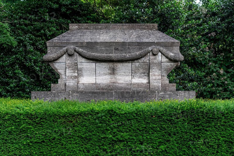 Family grave of the Haniel industrial family, cemetery, old gravestone, Duisburg-Ruhrort North Rhine-Westphalia, Germany, Europe