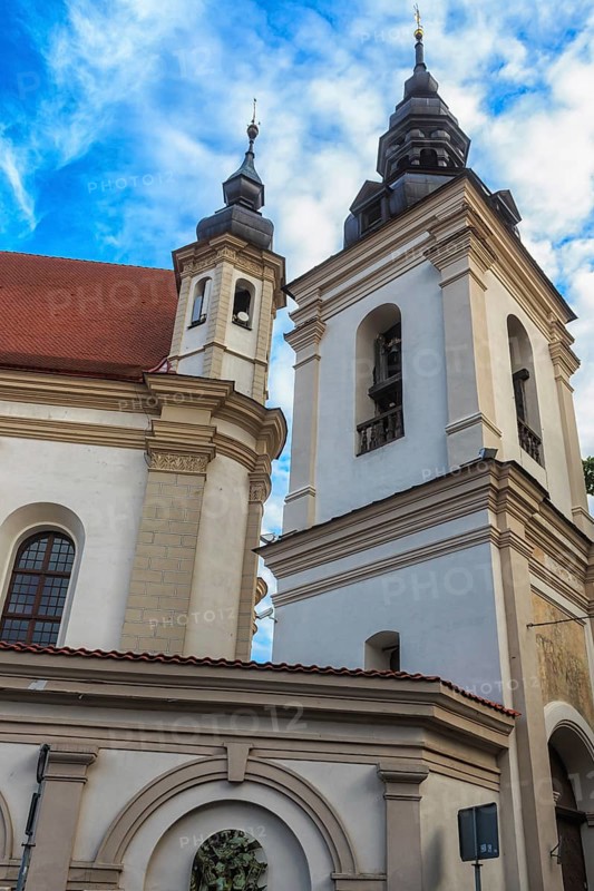 Old catholic church in the center of Vilnius