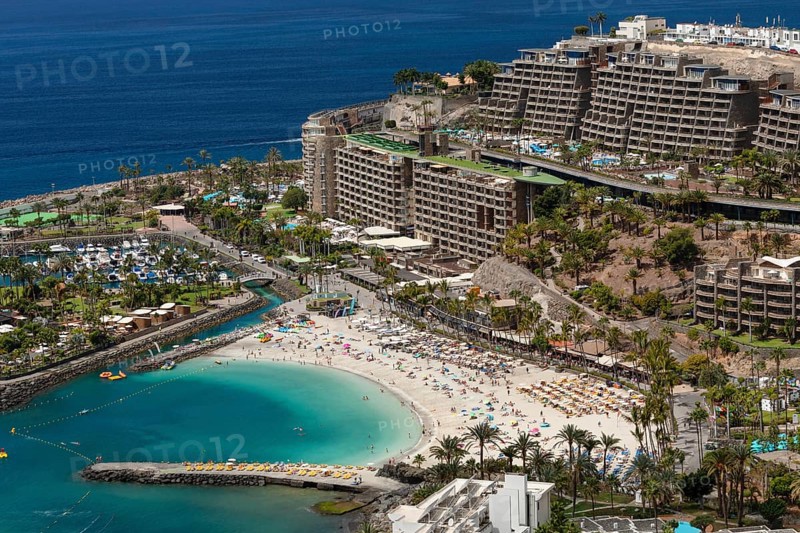 Hotel complex in Anfi del Mar, Arguineguin, Gran Canaria, Canary Islands, Spain, Anfi del Mar, Playa de la Verga, Gran Canaria, Canary Islands, Spain, Europe