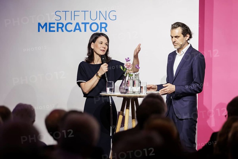 Annalena Bärbock (Alliance 90/The Greens), Federal Foreign Minister, recorded as part of a dialogue with citizens in cooperation with Stiftung Mercator during the Foreign Minister's trip to Germany in Essen, 29.07.2024