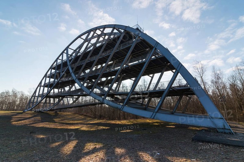 Bitterfeld Arch, bridge, bridge structure, Bitterfeld, Saxony-Anhalt, Germany, Europe