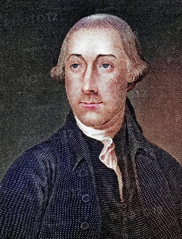 Joseph Hewes, 1730 to 1779, American Statesman and Founding Father A signer of the Declaration of Independence Nineteenth century engraving by F Kearney after a drawing by JB Longacre after a painting, Historic, digitally restored reproduction from a nineteenth century master, Record date not stated