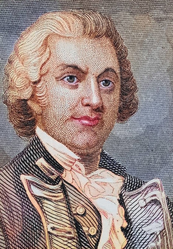 Silas Talbot, 1751, 1813, American officer in the Continental Army and Continental Navy, Illustration from Gallery of Historical Portraits, published around 1880, Historical, digitally restored reproduction from a 19th century original, Record date not stated