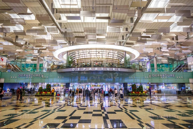 Terminal 3 of Changi Airport, Singapore, Asia