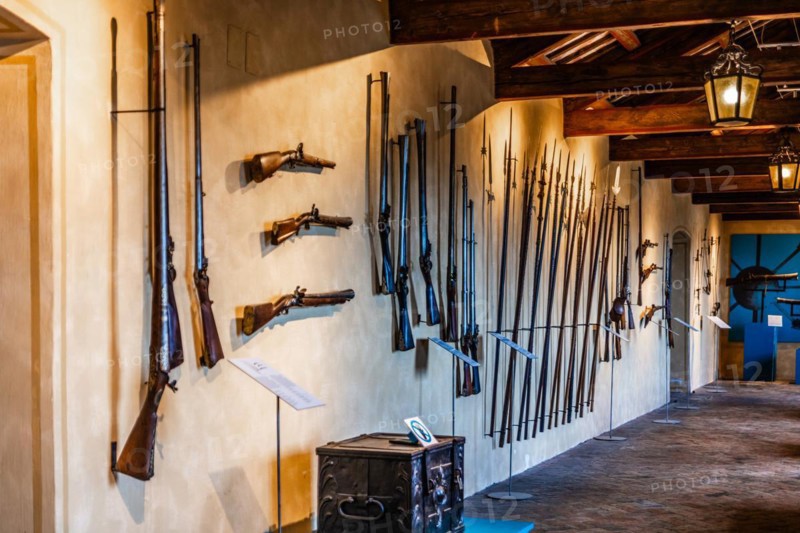 Arms Museum, Castle of San Giusto, medieval castle and fortress, 15th-16th century, Colle di San Giusto, Trieste, harbour town on the Adriatic, Friuli, Italy, Trieste, Friuli, Italy, Europe