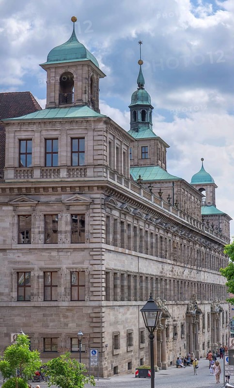 Historic Old Town Hall, called Wolff'scher Bau, built between 1571 and 1620, Nuremberg, Middle Franconia, Bavaria, Germany, Europe