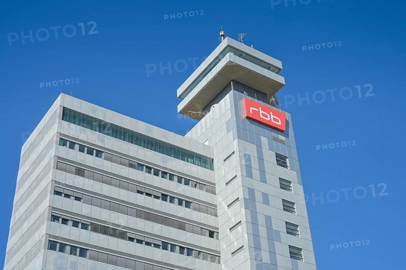 RBB, high-rise building, broadcasting centre, Rundfunk Berlin Brandenburg, Masurenallee, Charlottenburg, Berlin, Germany, Europe