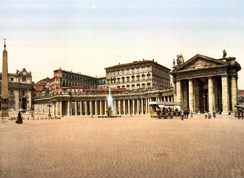 The First Vatican Council, Rome, Italy, Historic, digitally restored reproduction from a 19th century original, Record date not stated, The Vatican I, Rome, Italy, Historic, digitally restored reproduction from a 19th century original, Record date not stated, Europe
