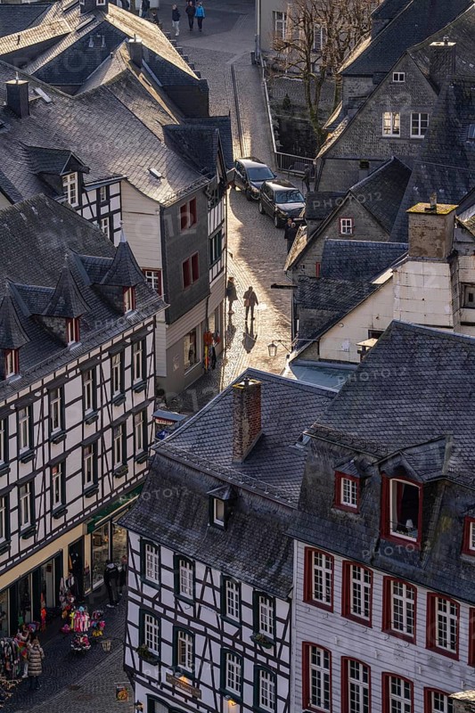 Monschau, Old Town, Eifel, North Rhine-Westphalia, Germany, Europe
