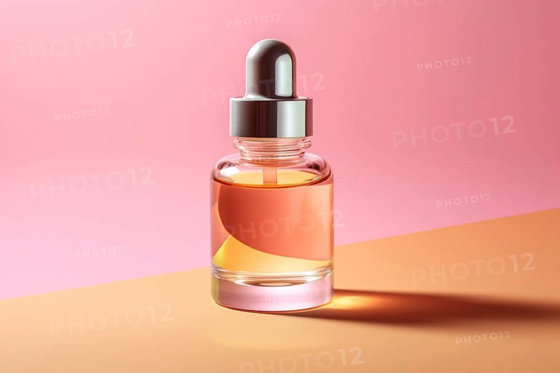 Bottle of face serum. KI generiert, generiert AI generated