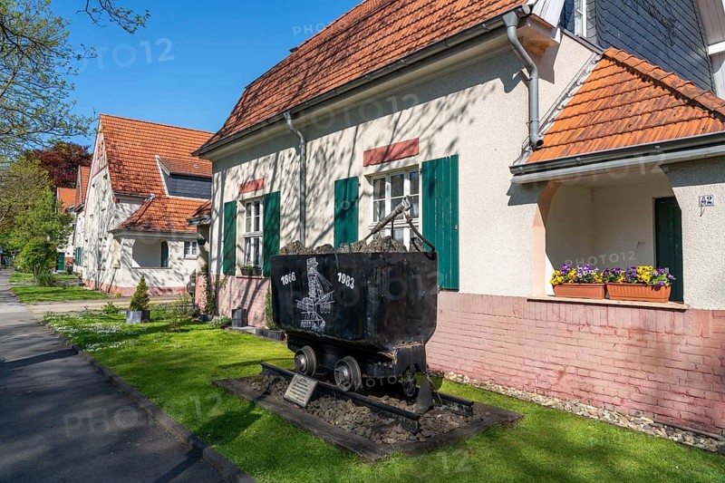 Former Teutoburgia colliery housing estate, part of the Route of Industrial Heritage, in Herne, North Rhine-Westphalia, Germany, Europe