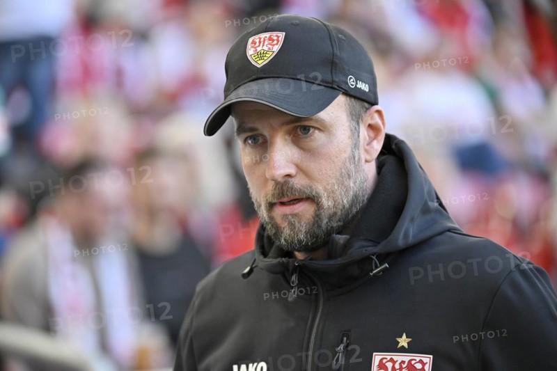 Coach Sebastian Hoeneß VfB Stuttgart Portrait, MHPArena, MHP Arena Stuttgart, Baden-Württemberg, Germany, Europe