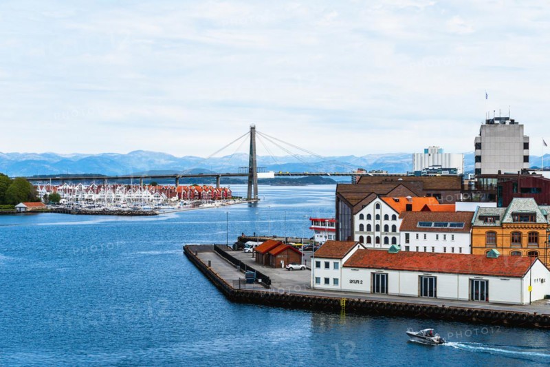 View of STAVANGER, FjordSailing, Stavanger, Boknafjorden, Norway, Europe