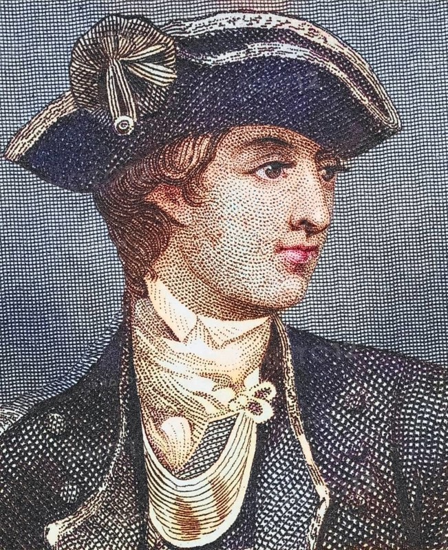 David Wooster, 1710, 1777, American General in the American Revolutionary War, Illustration from Gallery of Historical Portraits, published around 1880, Historical, digitally restored reproduction from a 19th century original, Record date not stated