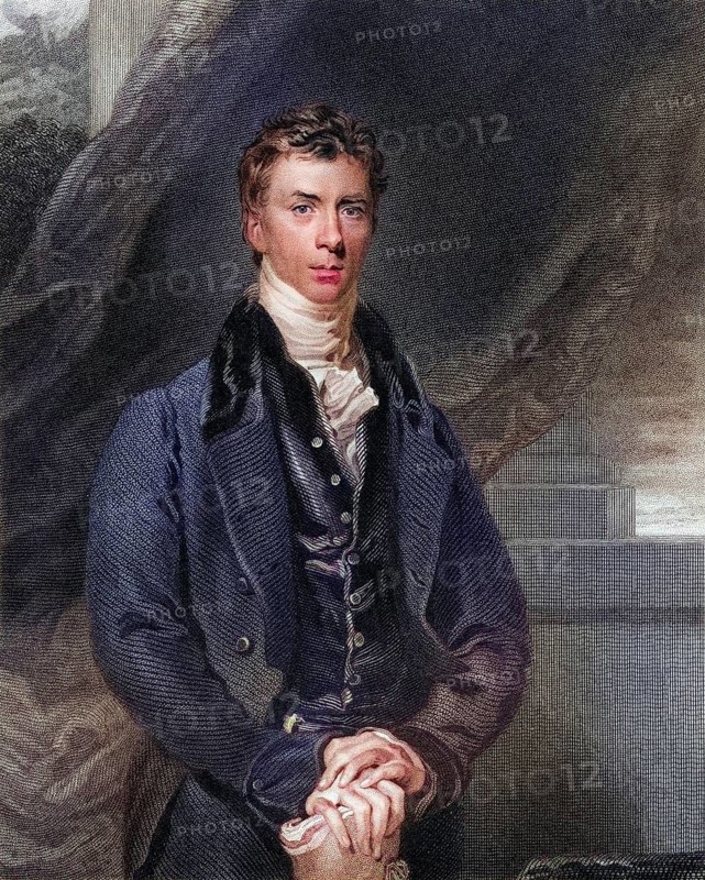 Henry Peter Brougham 1st Baron Brougham and Vaux 1778 to 1868 English statesman philosopher lawyer, writer scientist, explorer lawyer Whig politician and abolitionist, Historical, digitally restored reproduction from a 19th century original, Record date not stated