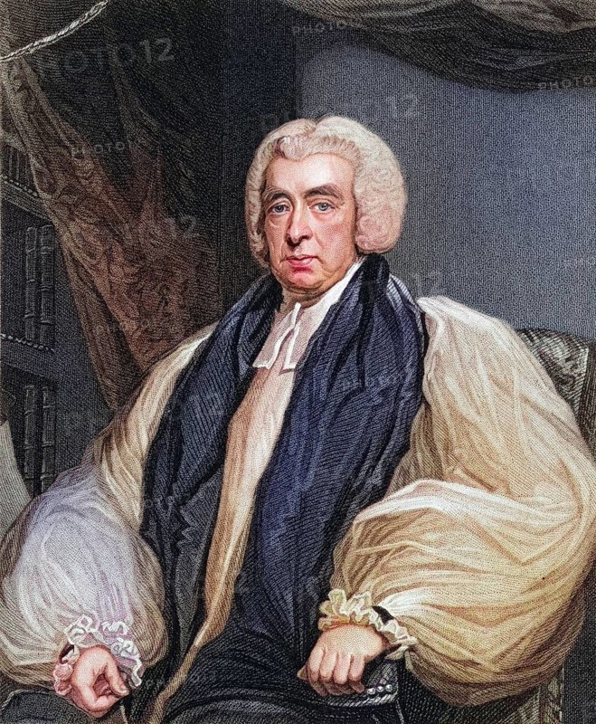 Rev Beilby Porteus 1731 to 1809 Bishop of Chester and London Anglican reformer and abolitionist, Historical, digitally restored reproduction from a 19th century original, Record date not stated