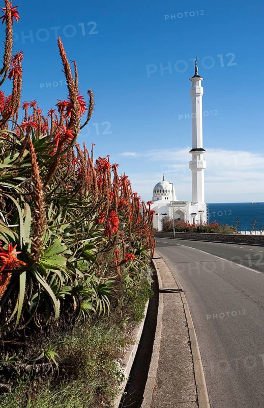 Mosque of the Custodian of the Two Holy Mosques, Europa Point, Gibraltar, British overseas territory in southern Europe, Europe