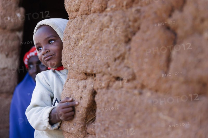 Toddler in a village in the community of Maraban Dare, in the state of Plateau in Nigeria, 07.02.2024