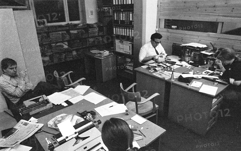 DEU, Germany, Dortmund: Personalities from politics, business and culture from the years 1965-71. Ruhr area. Work of the Extra Dienst editorial team ca. 1965, Europe