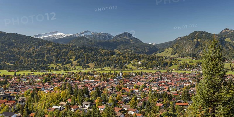 Oberstdorf, Oberallgäu, Bavaria, Germany, behind Hoher Ifen, 2230m, Gottesackerplateau, Toreck, 2017m, Kleinwalsertal, Vorarlberg, Allgäu Alps, Austria, Europe