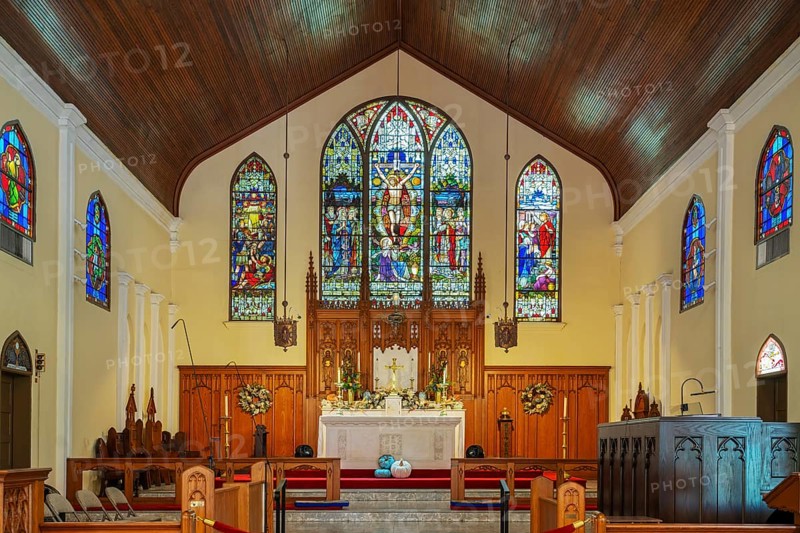 St Paul's Episcopal Church interior chancel Key West USA