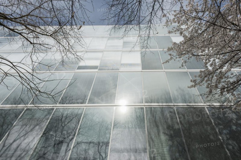Modern architecture, office building, architects Sejima & Nishizawa (SANAA), Novartis Campus, Basel, Canton of Basel-Stadt, Switzerland, Europe