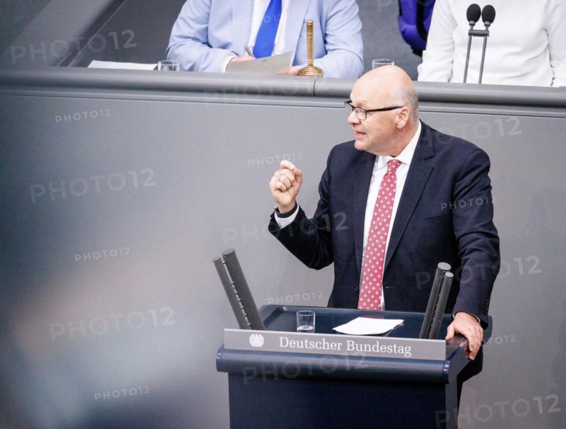 Alexander Radwan (CDU/CSU) recorded during a speech on the euro balance sheet in the German Bundestag in Berlin, 22 February 2024.Berlin, 11 April 2024