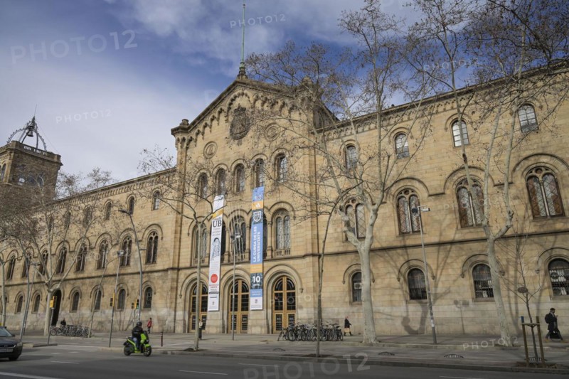 Universitat de Barcelona, Gran Via de les Corts Catalanes, Barcelona, Catalonia, Spain, Europe