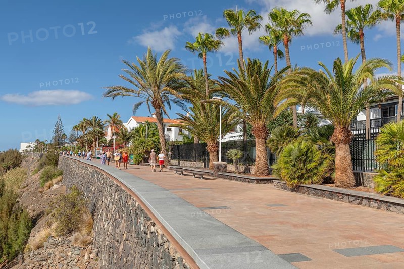 Promenade of Playa des Ingles, Gran Canaria, Canary Islands, Spain, Playa des Ingles, Gran Canaria, Canary Islands, Spain, Europe