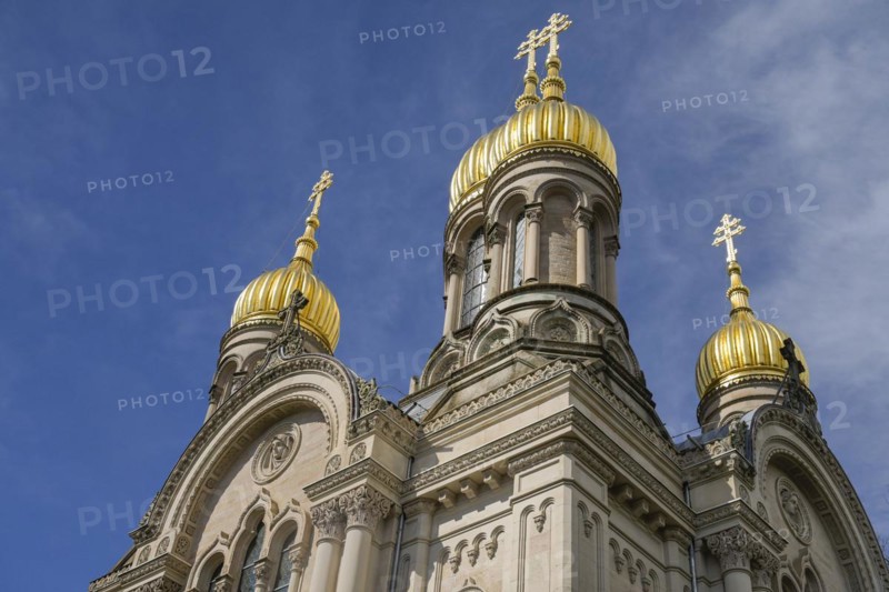Russian Orthodox Church, Neroberg, Wiesbaden, Hesse, Germany, Europe