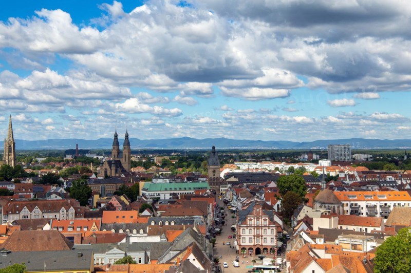 Panorama of Speyer, Rhineland-Palatinate