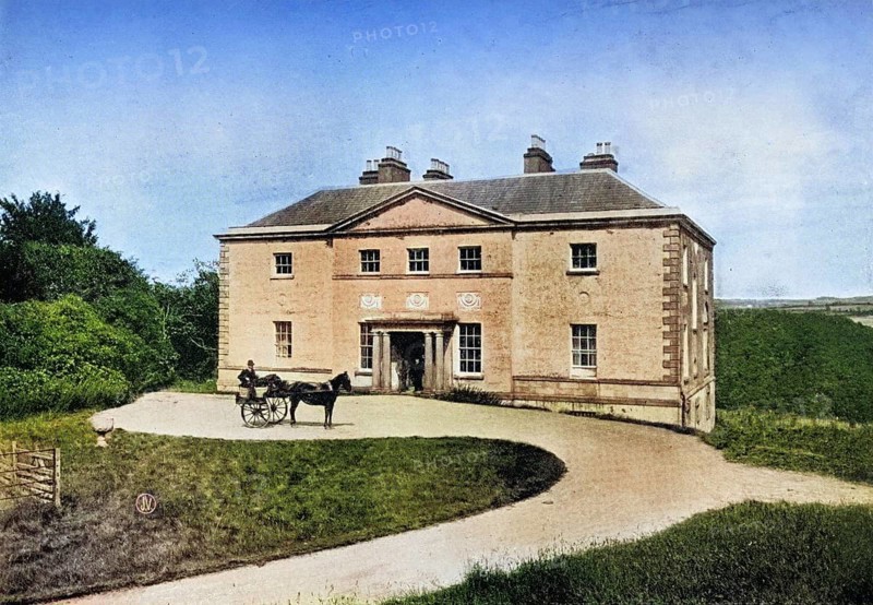 Avondale, County Wicklow, Ireland. The house of Charles Stewart Parnell (1846-1891) . Irish patriot and politician, Historical, digitally restored reproduction from a 19th century original, Record date not stated