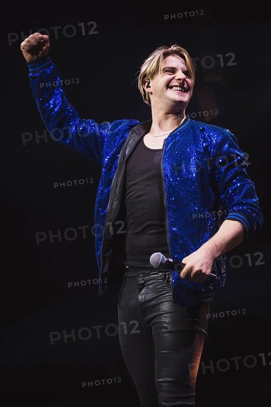 Vincent Groß at the Schlagernacht des Jahres live on Das Original Tour in the Berlin Uber Arena on 16 November 2024