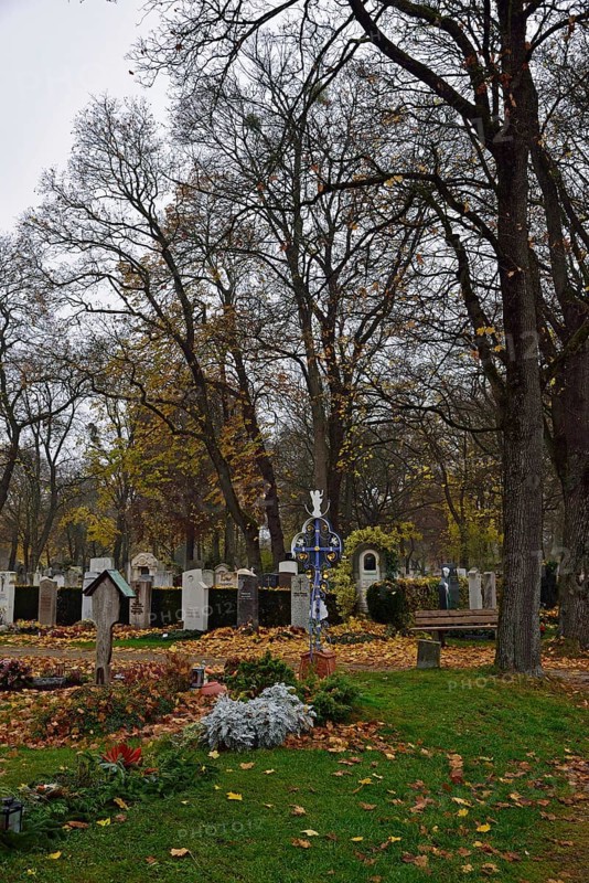 Europe, Germany, Bavaria, Munich, Westfriedhof, cemetery, typical crosses, Hamburg, Hamburg, Federal Republic of Germany, Europe
